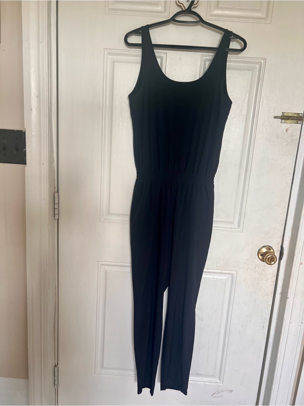 Athleta | Classic Black Sleeveless Jumpsuit